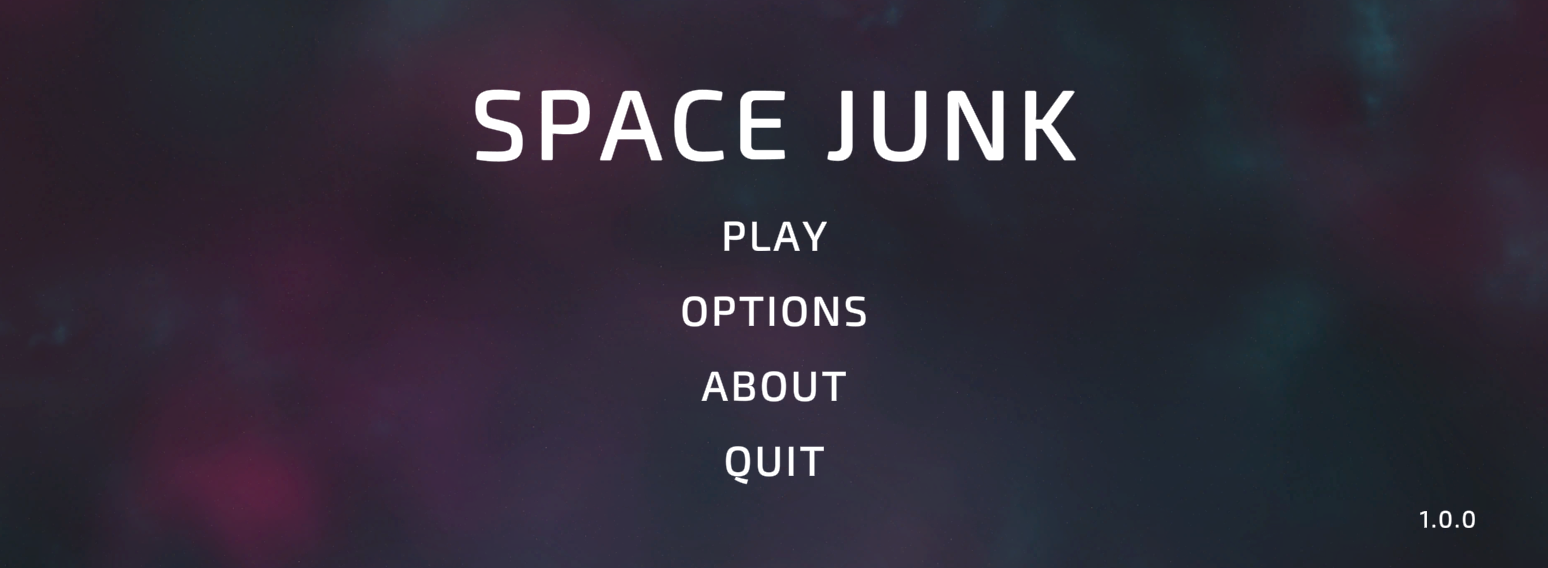 SPACE JUNK menu